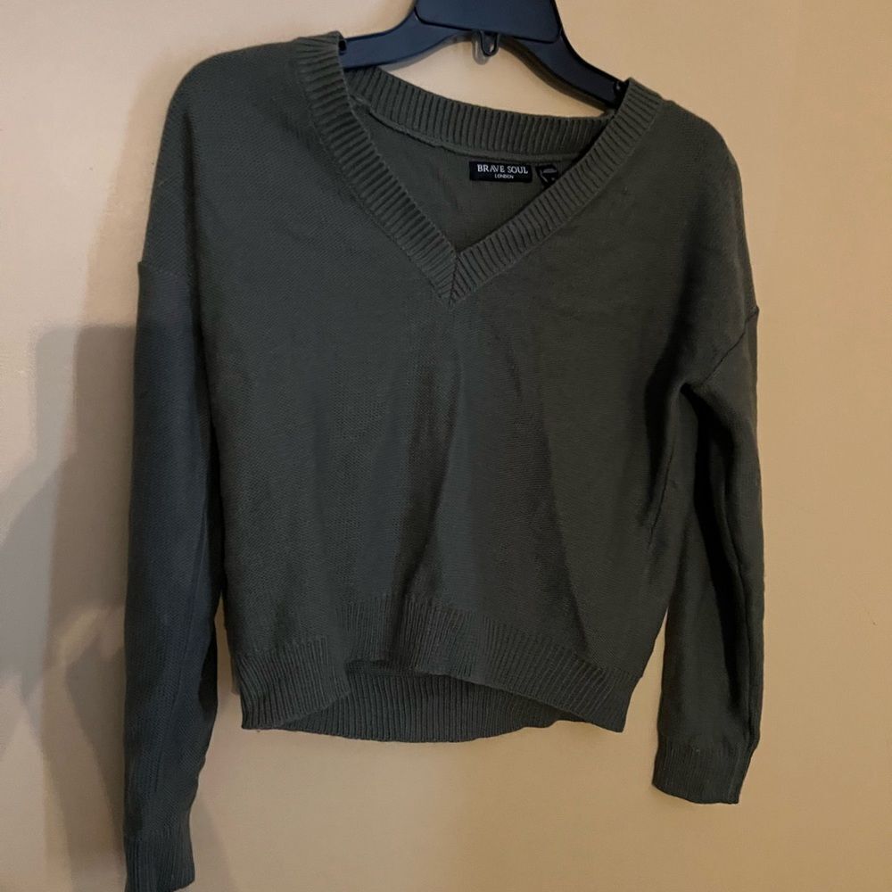 Brave soul‎ xs green sweater